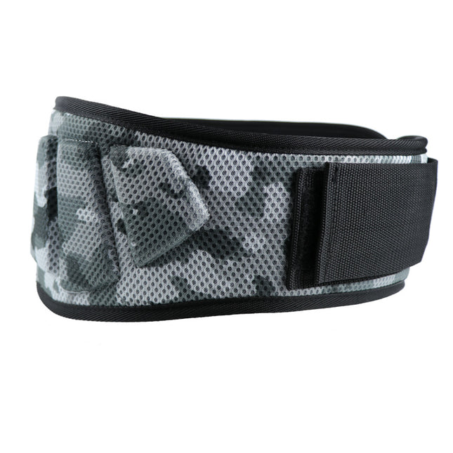 Size XL Grey Camouflage Camo Weightlifting Belt