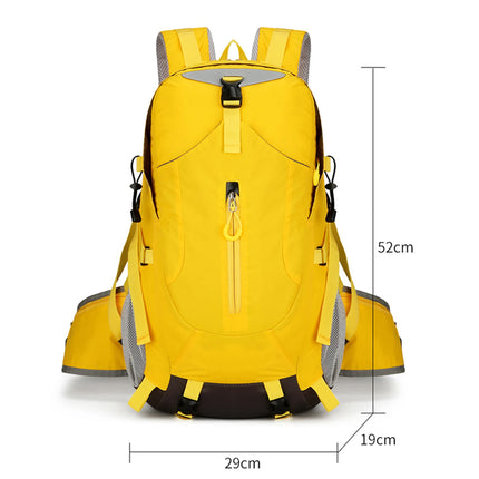 Grey Lightweight 30L Hiking Backpack - Water-Resistant Outdoor Daypack for Trekking & Travel