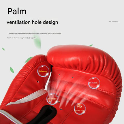 Yellow And Silver Durable 8oz PU Leather Boxing Gloves - Padded & Ventilated for Training
