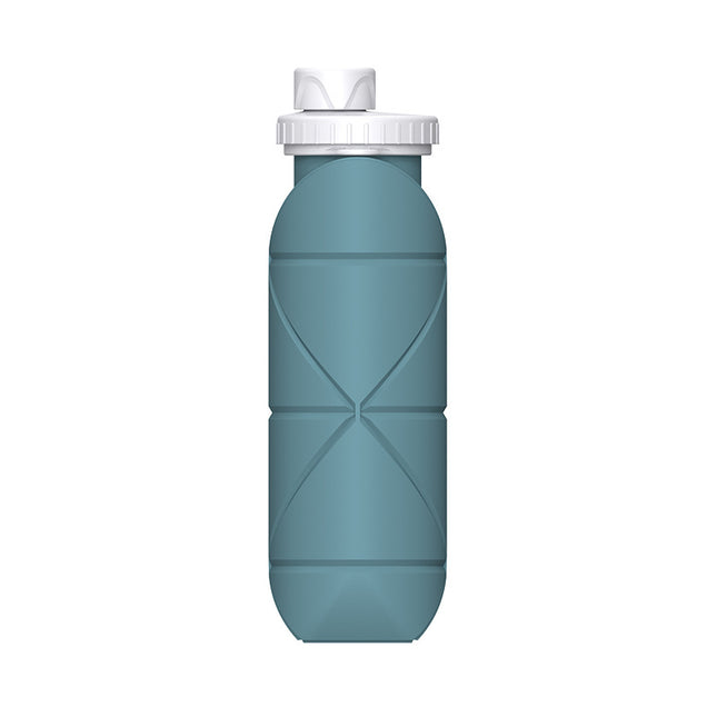 Eucalyptus Green Portable Silicone Collapsible Water Bottle