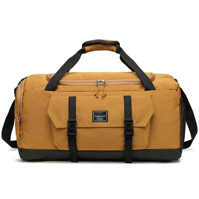 Yellow Dry Wet Separation Gym Bag