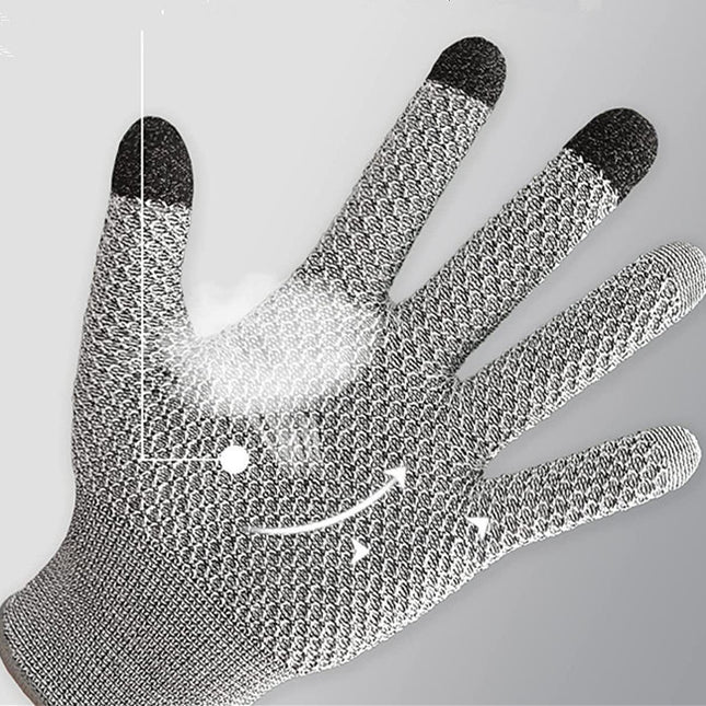 Grey 3-Pack Cut Resistant Gloves (Level 5 – product detail