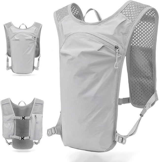 Grey Cycling Running Hiking Backpack