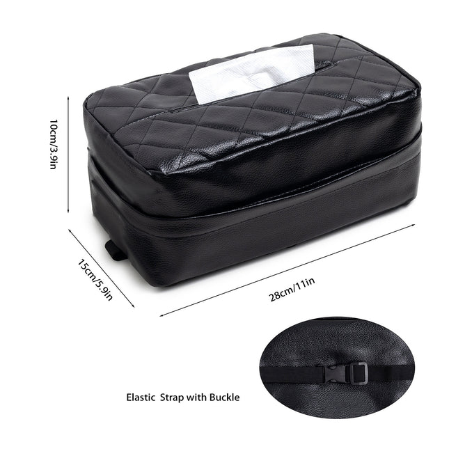 Brown 2-Pack Car Tissue Box Holder Set – product detail