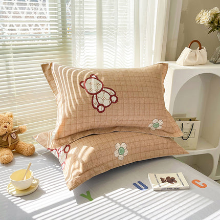 Inspirational Bear 100 Percent Cotton Pillowcase Set (Pack of 2)