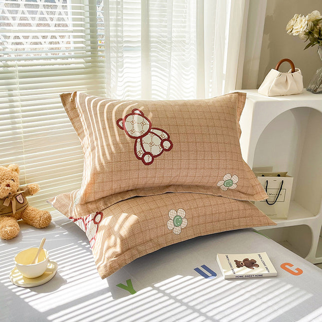 Inspirational Bear 100 Percent Cotton Pillowcase Set (Pack of 2)