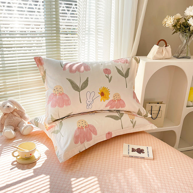 Rabbit 100 Percent Cotton Pillowcase Set (Pack of 2)