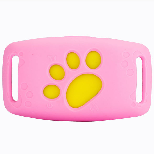 Pink Real-Time Pet GPS Tracker Locator