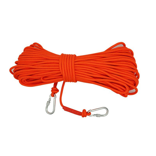 Orange With Wire Core Heavy Duty Adjustable Clothesline Set (4 Pack)