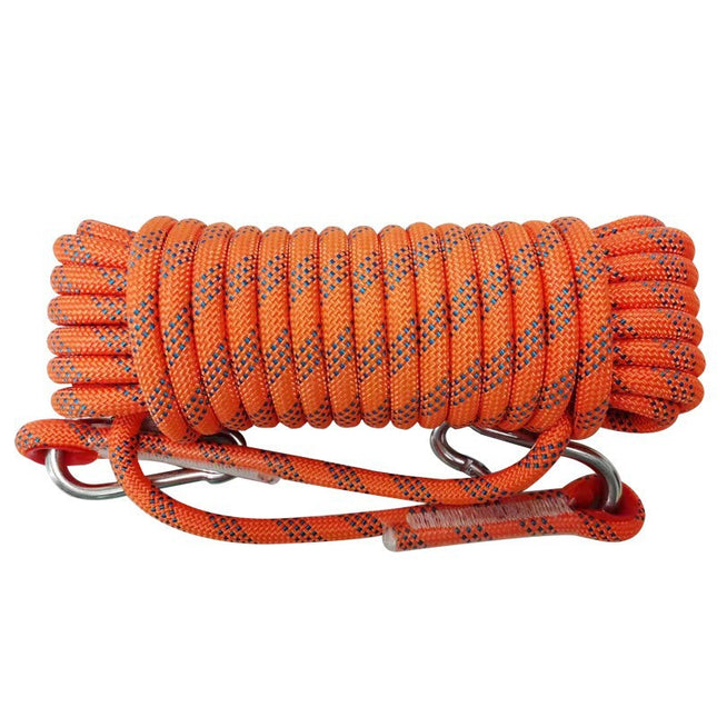 Orange Polyester (for home use) Without Wire Core Heavy Duty Adjustable Clothesline Set (2