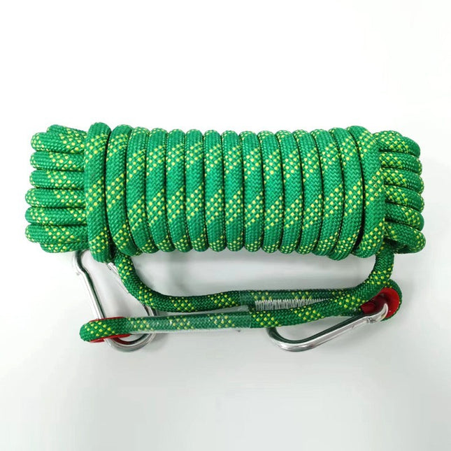 Green Polyester (for home use) Without Wire Core Heavy Duty Adjustable Clothesline Set (2