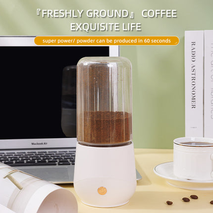 Light Green Compact Portable Blender - USB Rechargeable Mini Juicer Cup with 4 Blades