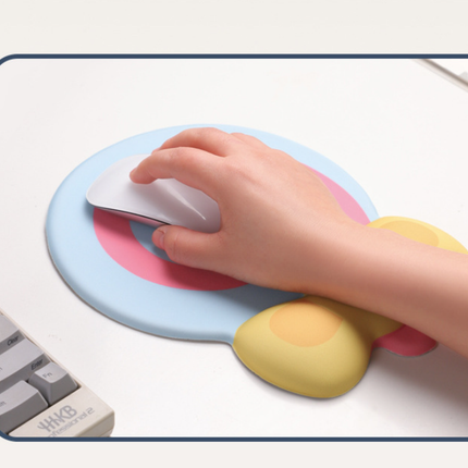 Blue Lollipop Ergonomic Keyboard Wrist Rest & Mouse Pad Set - 2-Piece Comfort Combo