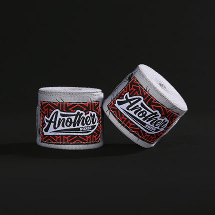 Grey Spider Pro Grade 5m Boxing Hand Wraps - Printed Elastic Bandages for Training & Combat Sports (1 Pair)