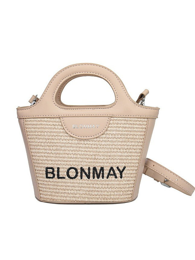 Small and lightweight khaki BLONMAY bucket bag perfect for everyday use – product detail