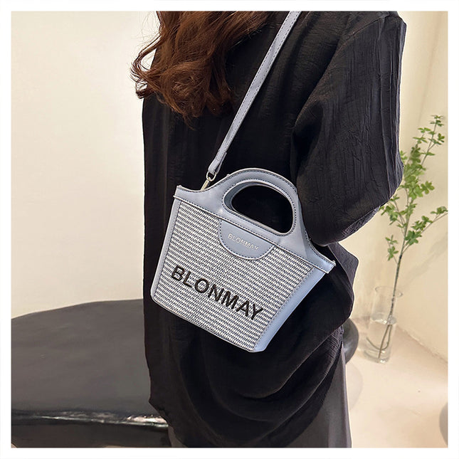 Small and lightweight blue BLONMAY bucket bag perfect for everyday use – product detail