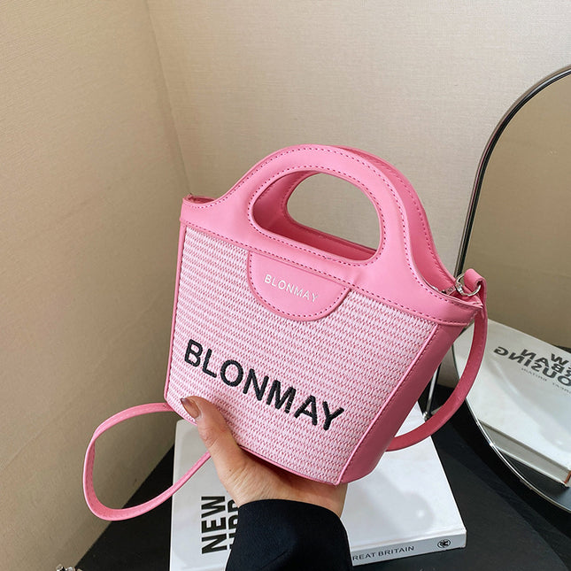 Small and lightweight Pink BLONMAY bucket bag perfect for everyday use V888-ELOSUNG25008