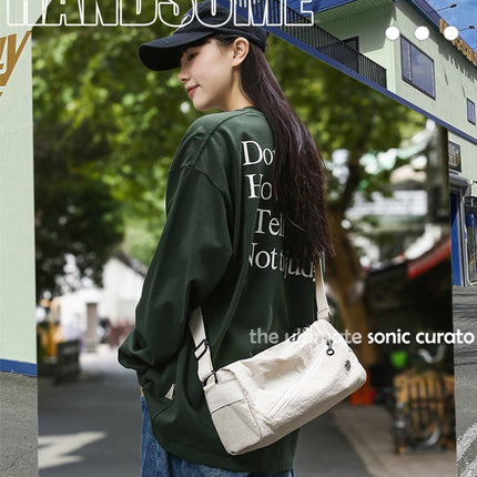 An elegant white shoulder bag for travel and work