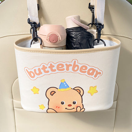 Adorable Bear Car Trash Holder - Keeps Your Car Tidy