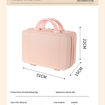 Personalized stylish and lightweight Green mini suitcase for short trips