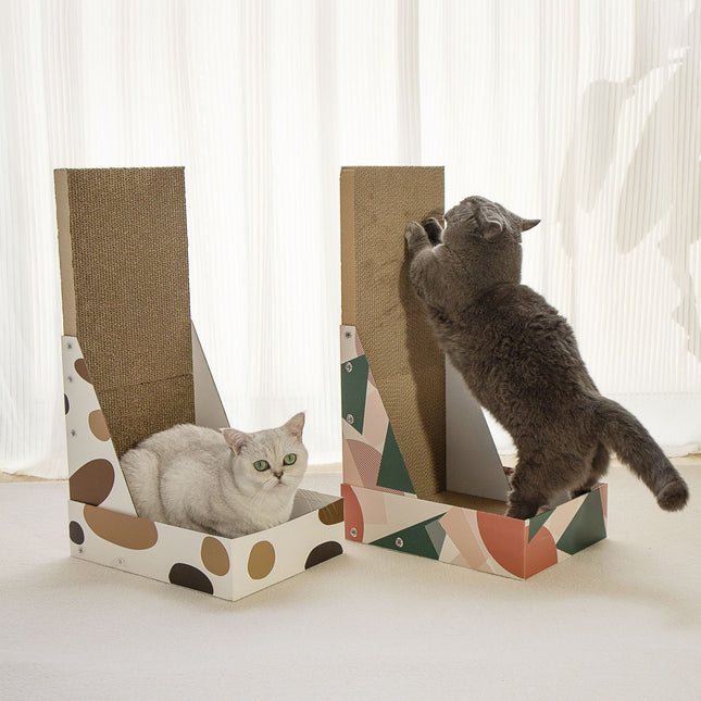 Pop Pattern Cat Scratching Post and Lounge – product detail