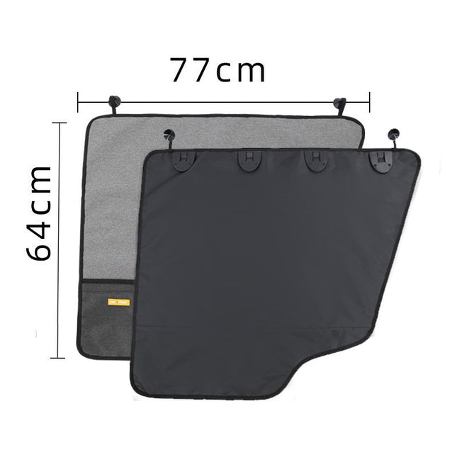 Pet Car Door Protector with Storage Pocket