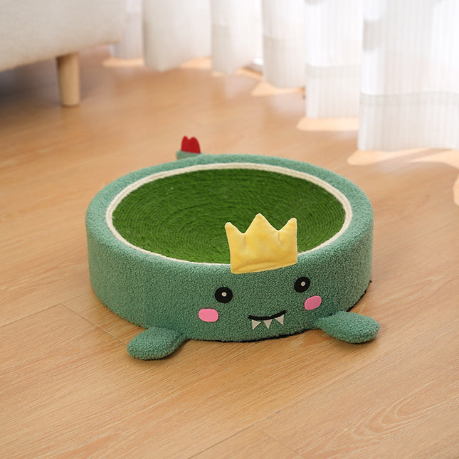 Adorable Dinosaur Cat Scratching Post and Lounger