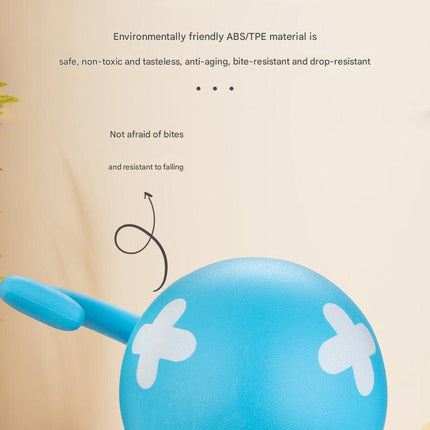 Rechargeable Interactive Cat Toy - Self-Rolling Ball with LED Light,Standard Edition Blue