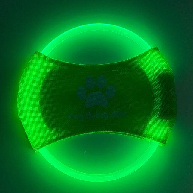 Green LED Rechargeable Dog Flying Disc