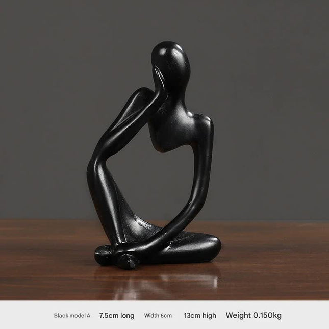 Nordic Abstract Resin Figurine