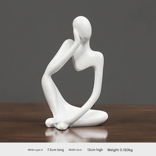 Nordic Abstract Resin Figurine