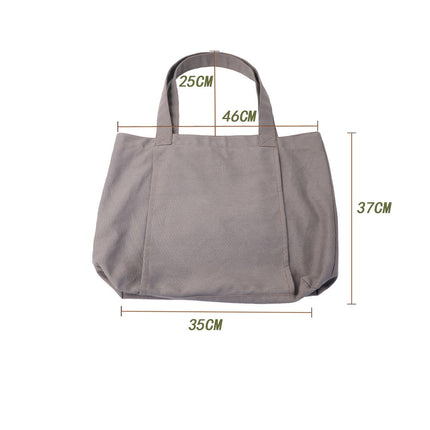 Yoga Mat Tote Bag - Durable Canvas Shoulder Bag for Outdoor Workouts & Travel(Grey)