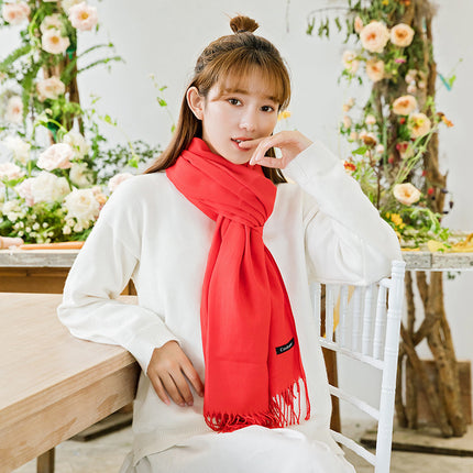 2pc Luxe Soft Imitation Cashmere Scarf – product detail