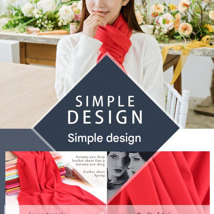 2pc Luxe Soft Imitation Cashmere Scarf – surface and form