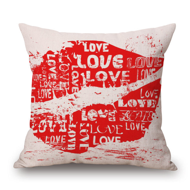 Pop Art Graphic Throw Pillow