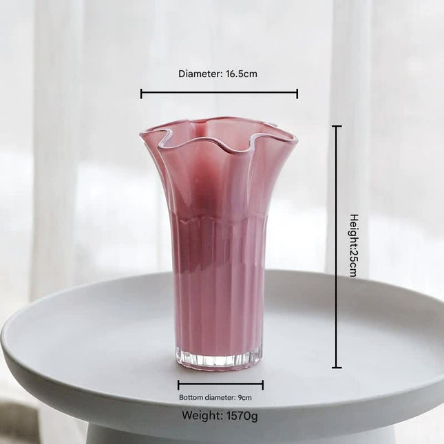 Nordic-Style Glass Vase