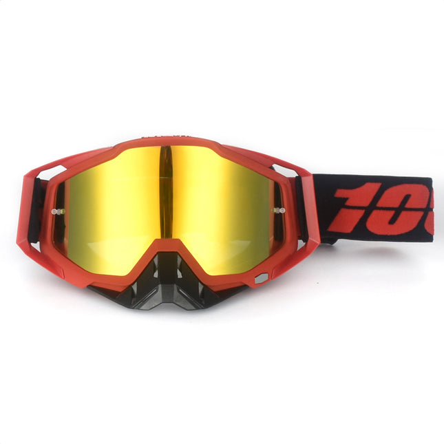 Red and black Motorcycle Goggles