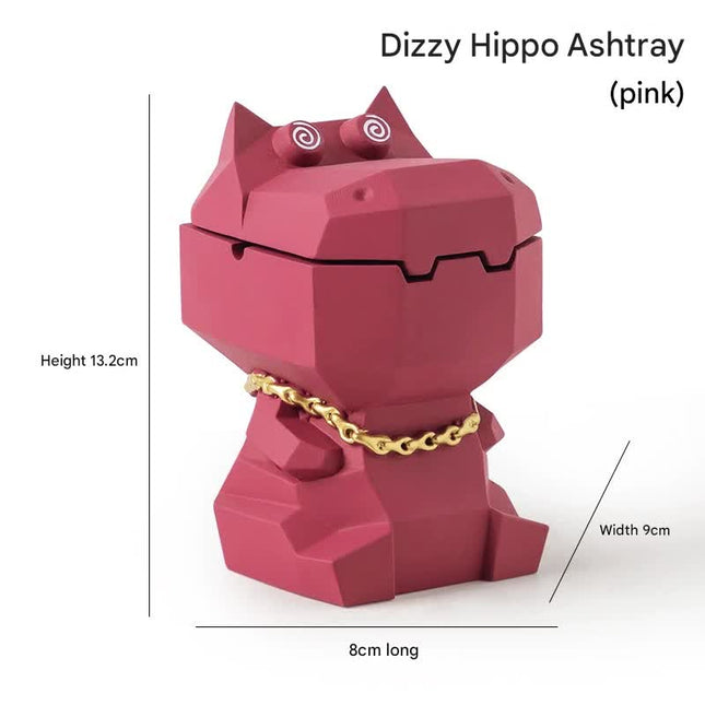Hippo Ashtray with Lid