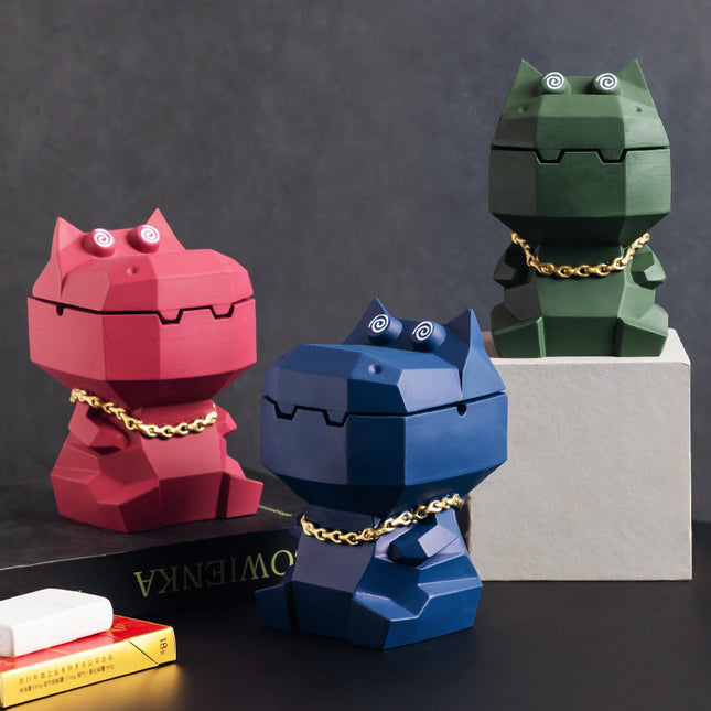 Hippo Ashtray with Lid – product detail
