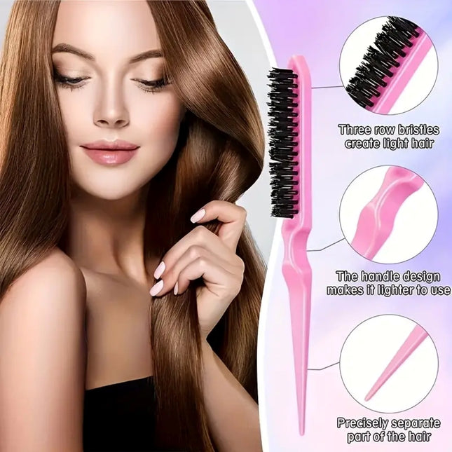 Complete Hair Styling Kit with Detangling Brushes Combs Spray Bottle and Accessories(pink) – product detail