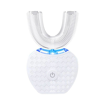 U-Shaped Automatic Ultrasonic Electric Toothbrush - 360 Deep Cleaning & Whitening, Rechargeable(white)