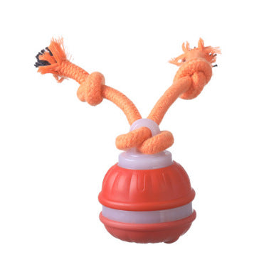 Interactive Dog Chew Toy with Rope