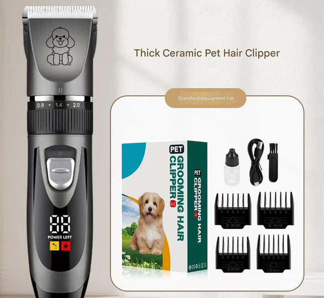 Professional Pet Grooming Hair Clipper Kit