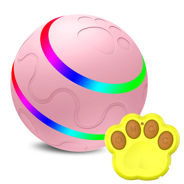 Interactive Auto Pet Toy Ball with Remote Control