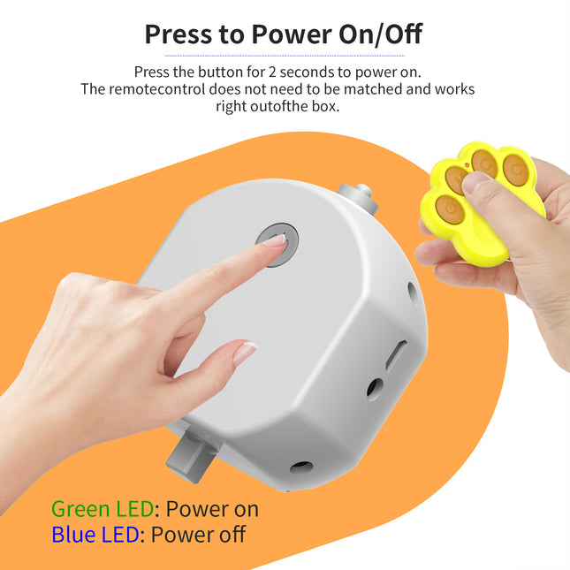 Interactive Auto Pet Toy Ball with Remote Control – product detail