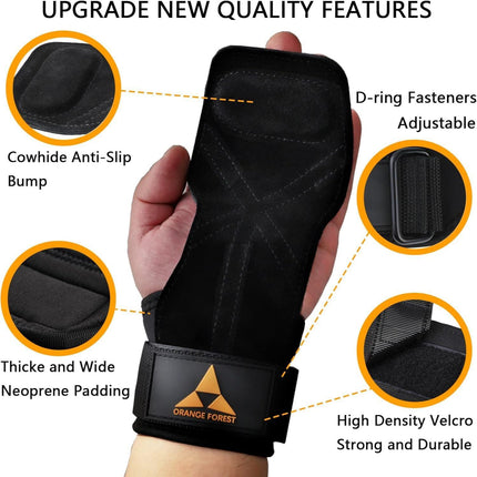Heavy Duty Weightlifting Grips – product detail