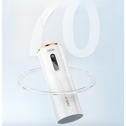 Portable Electric Water Flosser - USB-C Rechargeable, Multiple Modes, Gingival Protection(White)