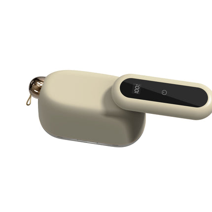 Compact Electric Lint Remover with LED Display & Dual Head - USB Rechargeable(yellow)