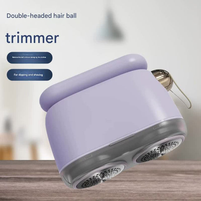 Compact Electric Lint Remover with LED Display & Dual Head