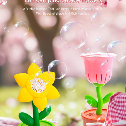 Electric Flower Bubble Machine with Music – product detail